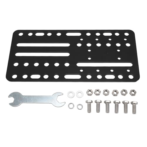 Annadue Plaque de Montage de Frein à Main USB pour Frein à Main USB, Levier de Vitesse SIM Racing, Plaque D'adaptation Universelle à Trous Multiples pour...