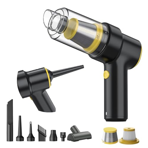 Twylyte Cordless Handheld Vacuum & Air Duster - 12000Pa Strong Su...