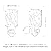 Spantik Himalayan Rock Salt Night Light Cylinder Shape 2Pack