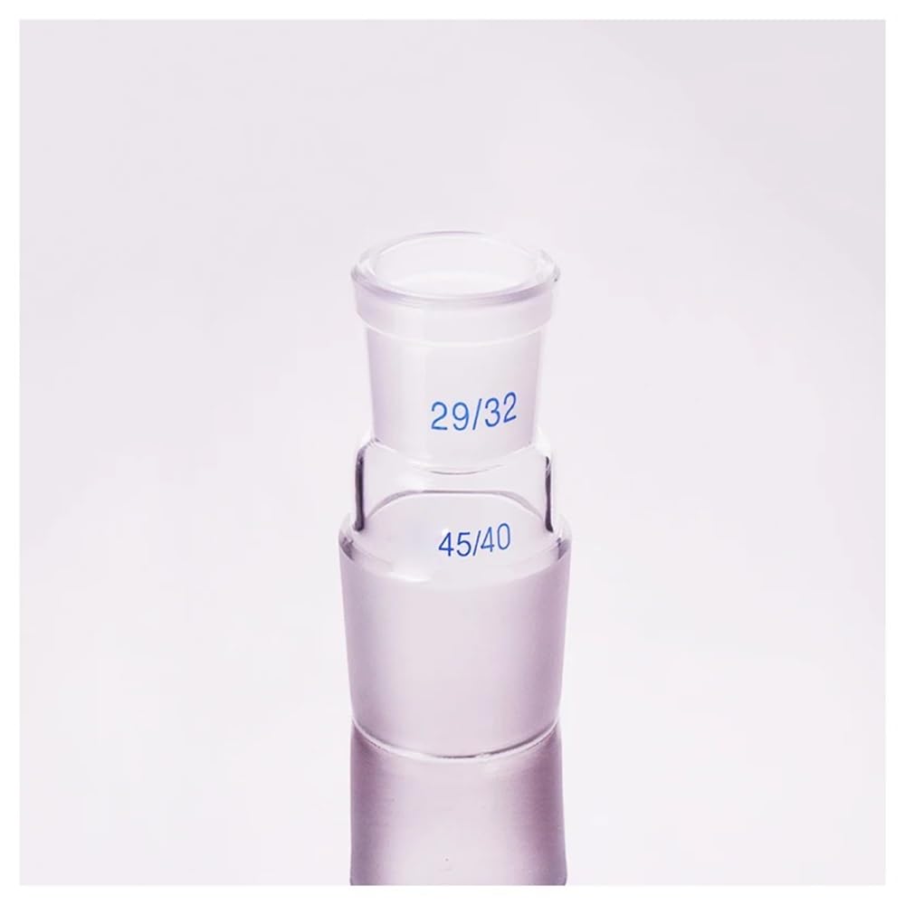 Vetreria da laboratorio Giunto in vetro borosilicato femmina 29/32 maschio 45/40 adattatore in vetro connettore tipo A