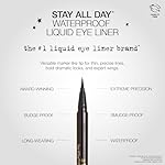 stila Waterproof Liquid Eye Liner, Stay All Day Makeup with Fine Brush Tip Lasting Satin Finish, Smudge-Proof & Transfer-Resistant - Image 3