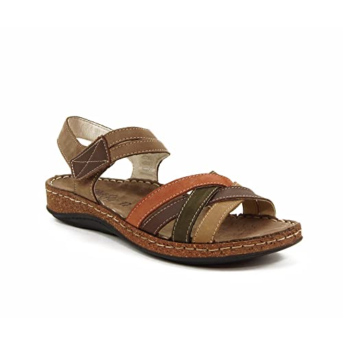 WALK & FLY - Sandalia 43170-TAU para: Mujer Color: Taupe Talla: 36