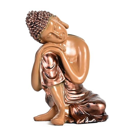 Image of ZAICUS 6 Inch Resting Buddha Statue ? Calm Buddha Decor for Home, Meditation Spaces, Yoga Rooms, Office, Garden, Idea