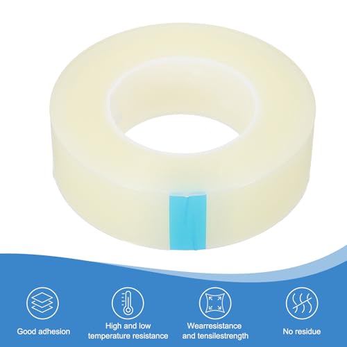 Image of PATIKIL Removable Protective Film Tape, 1.6 Inch x 656 ft PE Surface Protective Scratch Film Tape Roll for Furniture Electrical Appliances Plastic Hardware Low Stickiness, Clear