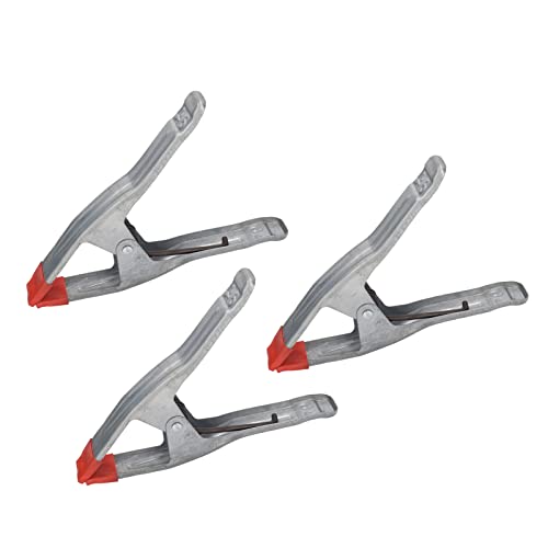 Leapiture 3PCS 9 Inch Spring Clamps A Shape Woodworking Clip Metal Spring Clamp Durability Fine Craftsmanship for Water Pipe Wooden Board