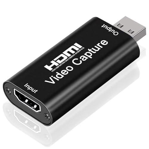 GOINGSKY Adaptador USB a Hdmi, 1080P Capturadora Video Hdmi, 4K Capturadora de Video, Tarjeta de Captura de Video para Juegos, Enseñanza, Videoconferencia