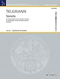  Sonata a-Moll: Alt-Blockflöte, Violine und Basso continuo (Klavier, Cembalo.); Violoncello (Viola da gamba) ad libitum. (Edition Schott)
