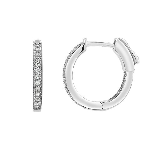 SILVEGO Orecchini a cerchio da donna in argento