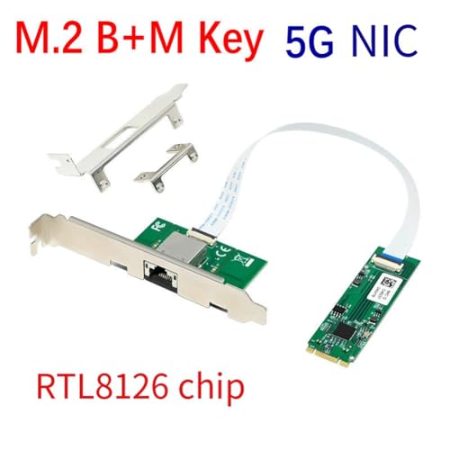 Tarjeta de Red Gigabit M.2 de 5 Gbps RTL8126 Cenei contra el Lag 5