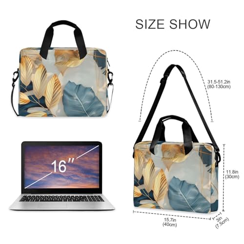 Bolso Bandolera para Laptop Golden Leaves 13-16 pulg miniatura 3