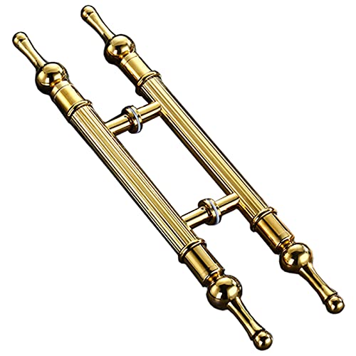 Poignée de porte coulissante pour manipuler facilement les grandes portes en or