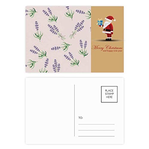 Cartes postales lavande bleu lot de 20 avec nœud pour invitation et correspondance