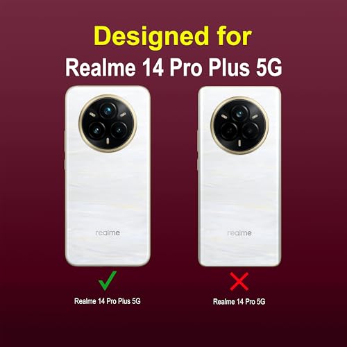 Image of amazon basics Back Case Cover for Realme 14 Pro Plus 5G | Compatible for Realme 14 Pro Plus 5G Back Case Cover | Liquid Silicon Magic with Camera Protection | Plum