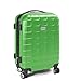 Produktbild BERWIN® Trolley Reisekoffer Reisetasche Gepäcktasche Größe M Squares Farbe Grün