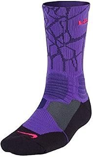 Nike Lebron Hyper Elite Cushioned Basketball Socks Unisex M 6-8 W 6-10