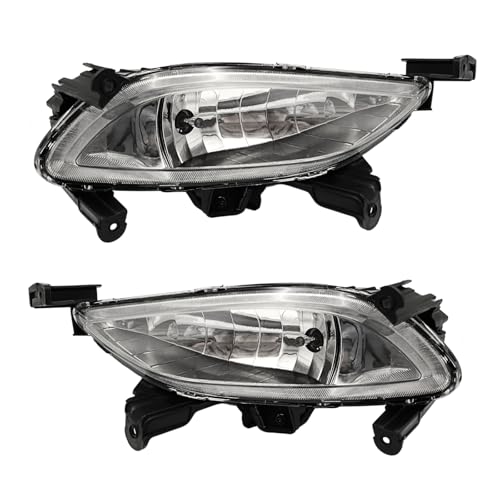 Nioboee Fog Lights Assembly Replacement For Hyundai Sonata 2011 2012 2013 Fog...