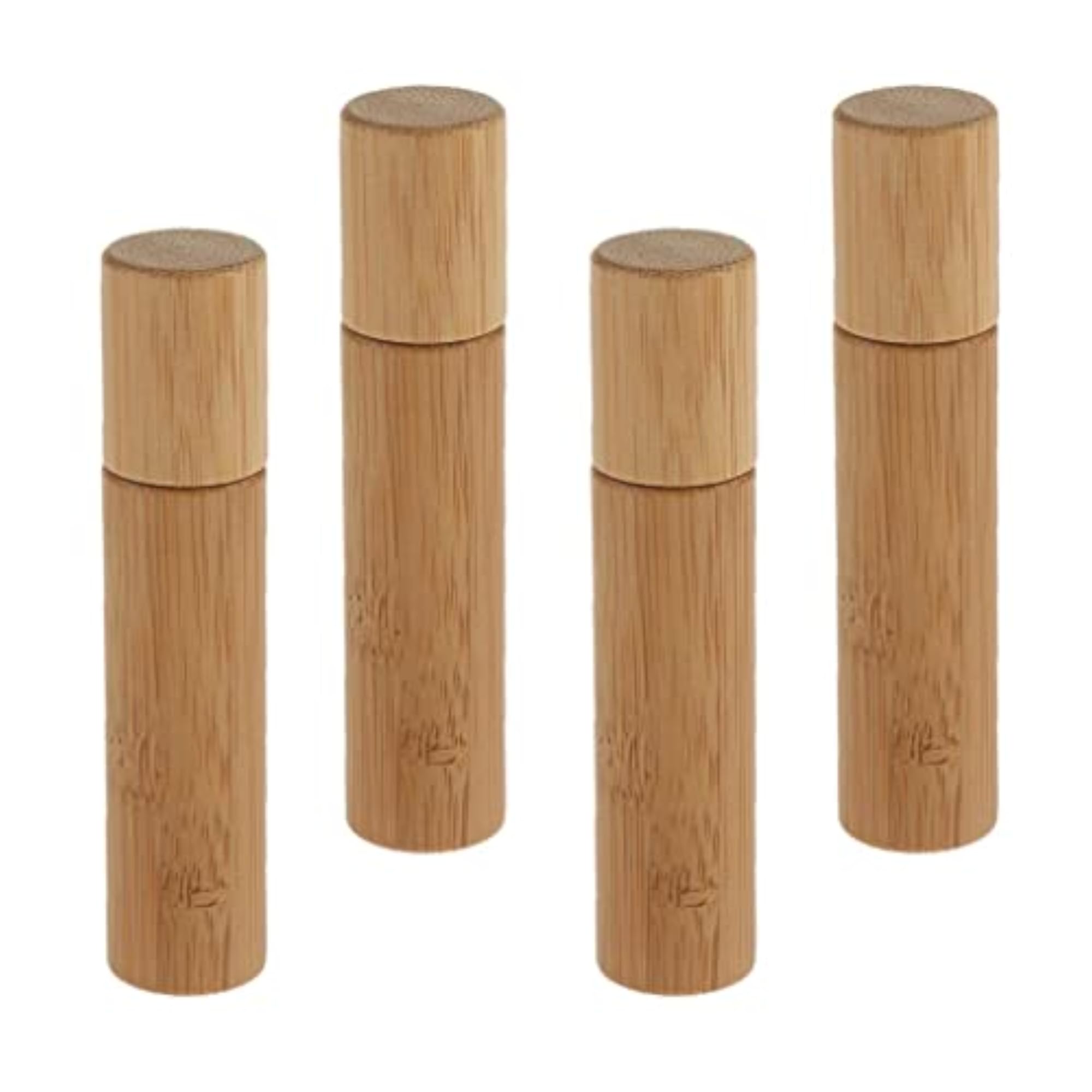 10ml Natural Bamboo Refillable Empty Sample Essential Oil Bottles