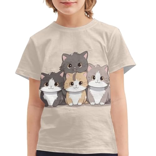 YSTARDREAM Fashion T-Shirts Short Sleeve Tshirt for Youth Kids Tee Shirt Outfits Soft Breathable3