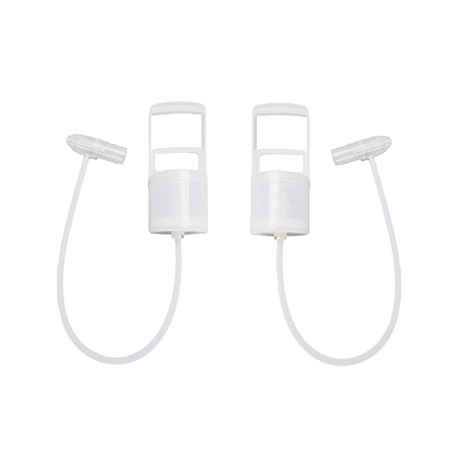 2xNasal Aspirator, Gentle Hand Nasal Pump Suction With Non Invasive Tip, Strong Suction Manual Nose Cleaner, Anti-Backflow Snot Sucker Pump For Kids Children Booger Sucker(Safe Hygienic Easy To Clean)