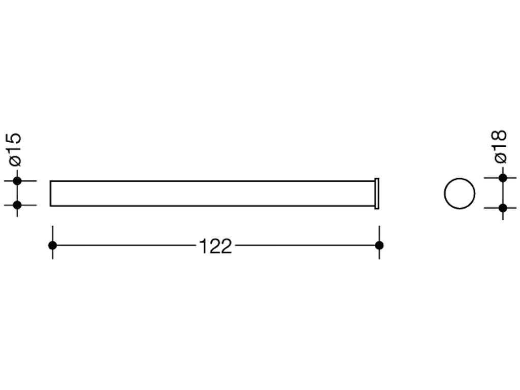 CAD-Detail | HEWI WC-Papierhalter m. Ablage Ser 480, PVD nickel gebü