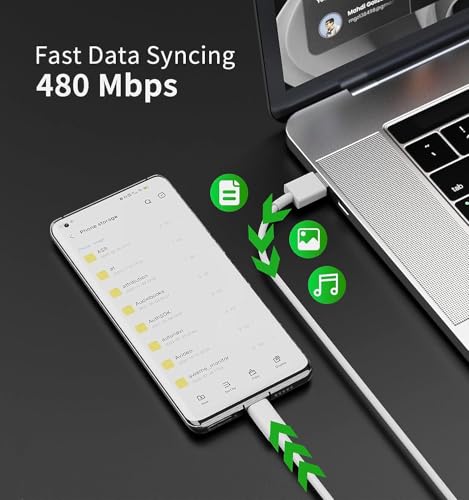 Image of Original 80w SuperVOOC Fast Charging Type C Cable Compatible with Oppo Reno 10 Pro /10 Pro Plus /8 /8 Pro /7 /7 Pro /6 /6 Pro /5 /5 Pro /K10 /F19 /F19 Pro /A96 /A77 /A76 (80W Cable)