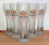im Karton Erdinger / Bierglas/Weißbierglas/weiß satiniert/Floßfahrt-Gaudi/Komplette Edition