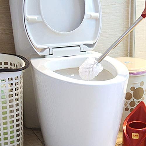 3 Pcs Replacement Toilet Bowl Brush Head, Easy Screw On Design for Bathroom Storage Sturdy Stiff Bristles Make Deep Cleaning Simple