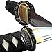 Japanese Tanto Knife Handmade Damascus Steel Clay Tempered Sharp Mini Katana Sword All Brass Fittings 20 Inch