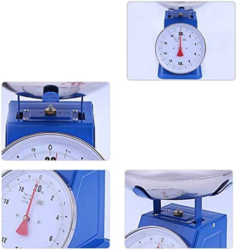 20Kg Zifferblatt Präzision Multifunktions Haushaltswaage, hochwertige mechanische Schälung Edelstahl Shell mechanische Feder Küchenwaage, Haushalt/kommerziell