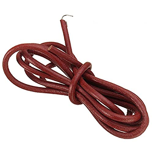 MJJEsports Ceinture en cuir souple pour machine à coudre Singer avec crochet en métal Rouge 68 cm Cover