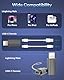 layajia USB C auf Lightning Adapter, Adapter USB C auf Lightning für iPhone 14/13/12/11/iPad/Airpads, Unterstützt Laden/Datensynchronisation, Nicht für Kopfhörer/Audio/OTG, Anti-Lost, 2 Stück, GunGrau