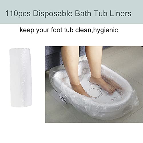 Bañera de pies detox iMeshbean® con 110 almohadillas miniatura 3