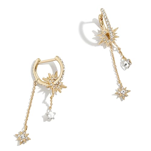 Galaxy Earrings - Clear/Gold2