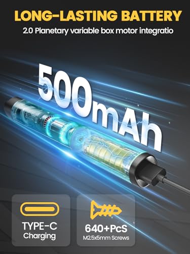 Mini Electric Screwdriver Sets,Sowkos Gifts for men,Screwdriver set - image 5