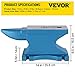 Vevor Single Horn Anvil 55Lbs, Cast Iron Anvil Blacksmith Withstands Heavy Blows,Anvil Rugged Round Horn Anvil Blacksmith Jewelers Metalsmith Tool, for Sale Forge Tools and Equipment : Arts, Crafts & Sewing