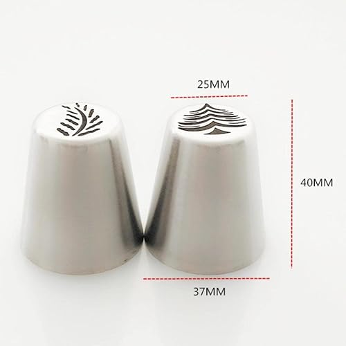 Miniatura 3 de Juego de 12 boquillas de glaseado ruso para pastelería de Navidad, boquilla de glaseado para tartas de Navidad, para cupcakes, postre, crema,