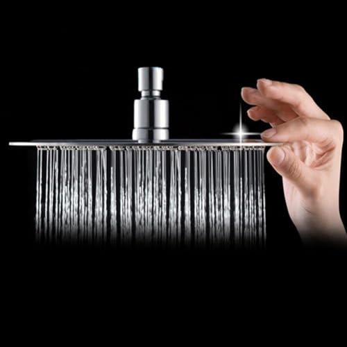 Pommeau de douche en acier inoxydable avec rotule orientable durable - 5