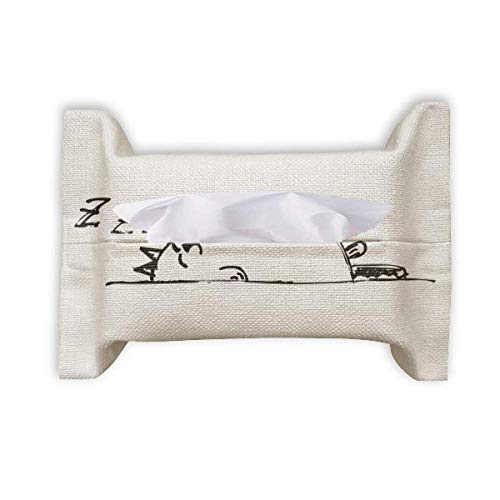 Serviette en papier chat couché Art déco idéale pour un thé raffiné