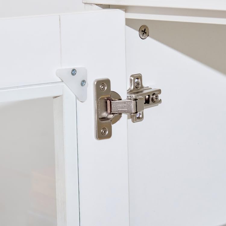 ภาพระยะใกล้ของบานพับตู้