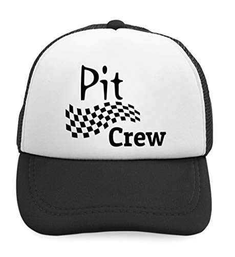 Custom Kids Trucker Hat Pit Crew Car Auto Transportation Boys Caps & Girls