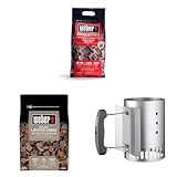 Weber(ウェーバー) バーベキュー コンロ 安心,安全BBQ チャコールブリケット(炭) 4㎏火起こしセット