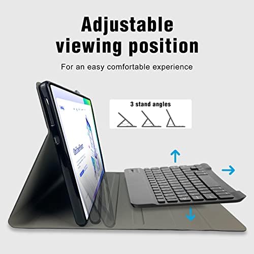 Keyboard Case for Lenovo Tab M10 HD 2nd Gen 10.1 2020 TB-X306F/X306X Protective Cover Case with Detachable Wireless Bluetooth Keyboard for Lenovo Tab M10 HD