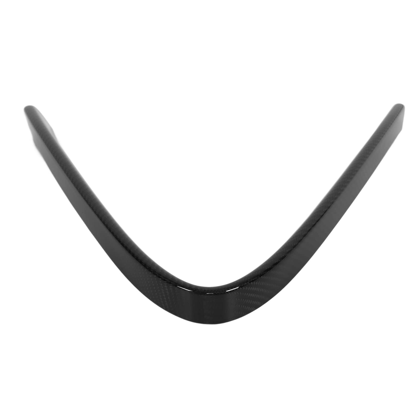 Folany Grill Frame, V Shape Front Grille Cover Carbon Fiber Replacement for Alfa Romeo Giulia 2016-2021 for Car