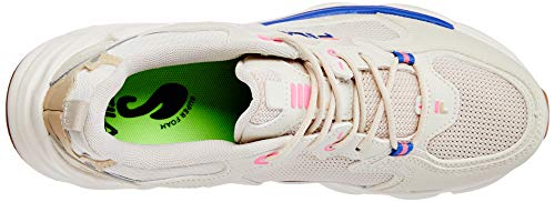 Tênis, Skipper, Fila, Feminino, Bege/Royal/Rosa, 35