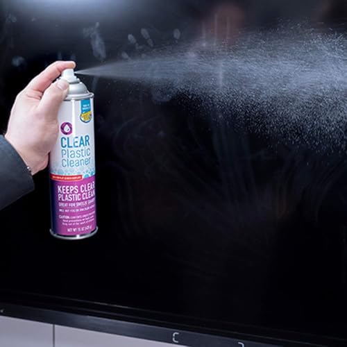 Image of Invisible Glass 91014-4PK Clear Plastic Cleaner - Cleans and Protects Plastic on Electronics, Appliances, Eyewear, Cars, Trucks, RVs, Boats & More, Helps Prevent Fog and Static - 19 oz (Pack of 4)