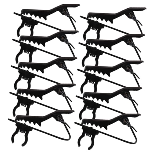 SWOOMEY 10Pcs Microphone Clips Durable Lavalier Mic Holders for Ktv and Stage Performances Lightweight Plastic Design for Easy Installation and Secure Fit