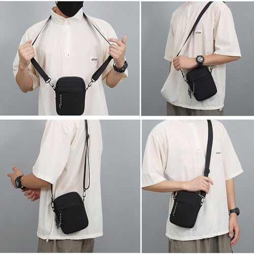 Small Messenger Bag for Men Crossbody Shoulder Bags Crossover Purses and Handbags Mini Cross Body Satchel Bag4