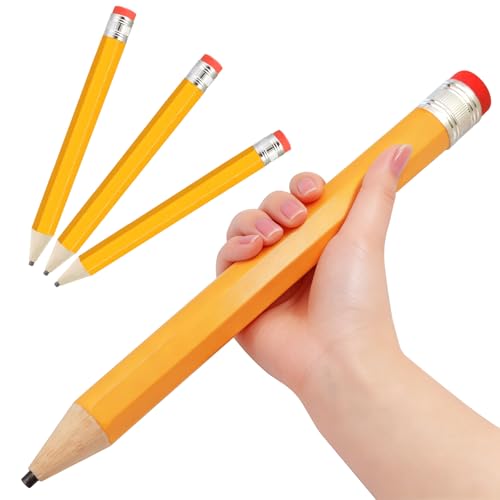Zarique 3 Pack 14inch Lápices Jumbo de Madera miniatura 1