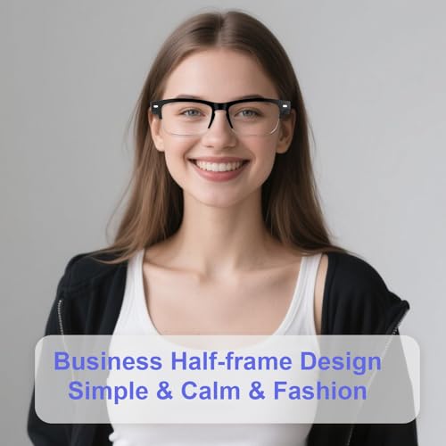 Image of Smart Glasses for Men Women - Bluetooth Audio Glasses with Photochromic Lenses, Build-in Mic & Speakers, Activate Voice Assistant, Open-Ear Lightweight Design, IPX5 Waterproof for Work Fitness Gaming