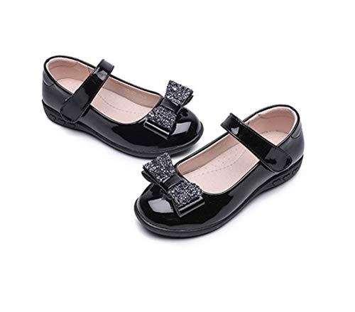 Kids Girls Ballet School Uniform Flats Shoes Ballerina Jane Mary Wedding Princess Dress3